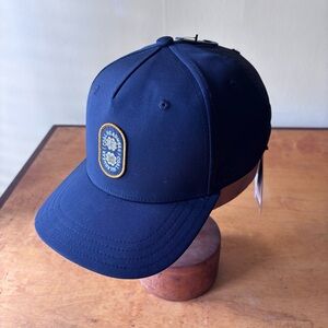 Coal NWT Pacific hat ball cap blue five panel recycled polyester